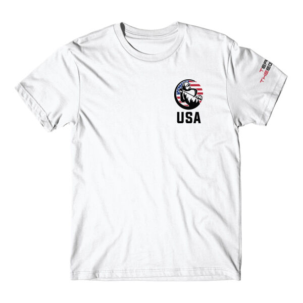 USA - PREMIUM T-SHIRT - WHITE - WT4FQX Thumbnail