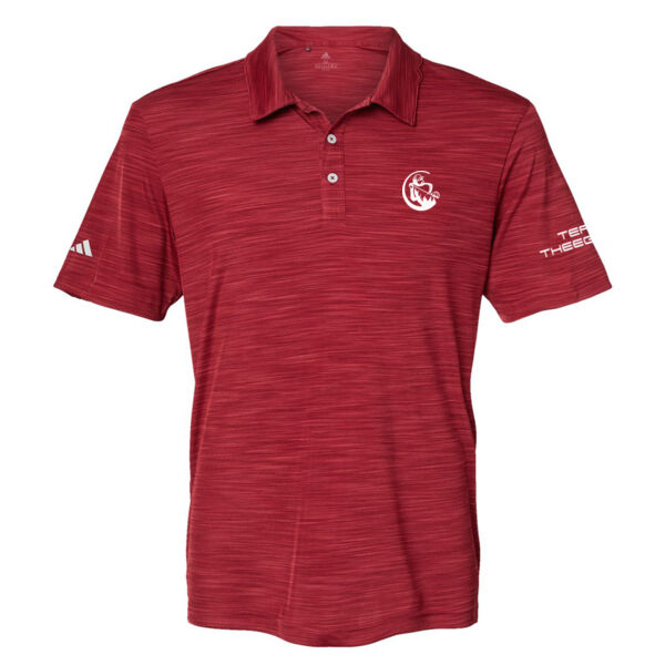 TEAM THEEGALA - PREMIUM ADIDAS POLO - BURGUNDY MELANGE - $9R2XG8$ Thumbnail