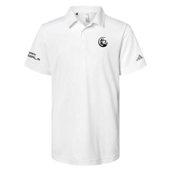 TEAM THEEGALA - PREMIUM YOUTH ADIDAS POLO - WHITE - $LS74YR$ Thumbnail
